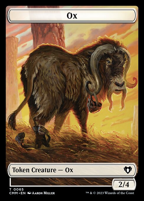 Ox (Commander Masters Tokens #65)