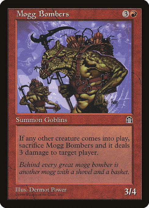 Moggs poseurs de bombes|Mogg Bombers