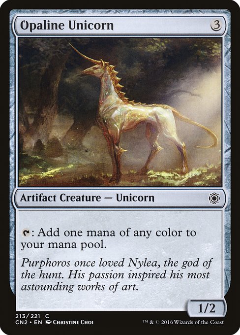 Licorne d'opaline|Opaline Unicorn