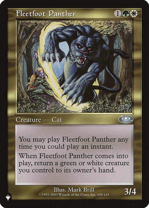 Fleetfoot Panther (plst) PLS-108
