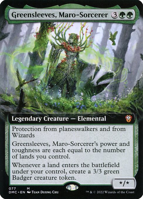 Greensleeves, Maro-Sorcerer card image