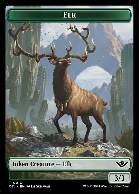 Elk (Outlaws of Thunder Junction Tokens #13)