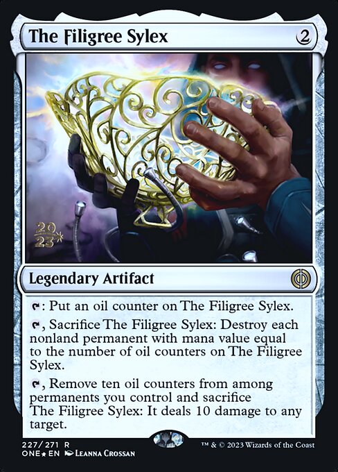The Filigree Sylex (Phyrexia: All Will Be One Promos #227s)