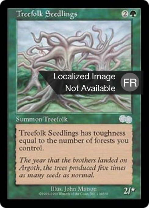 Treefolk Seedlings (Urza's Saga #278)