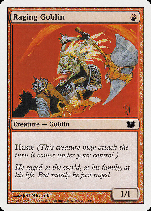 Raging Goblin (Eighth Edition #212)