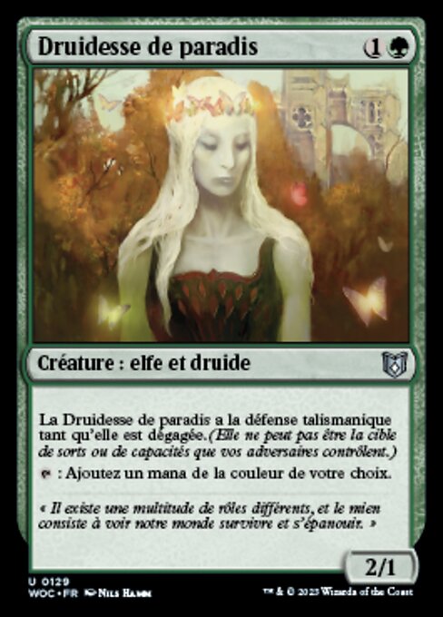 Paradise Druid (Wilds of Eldraine Commander #129)