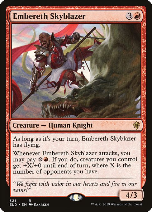 Embereth Skyblazer (Throne of Eldraine #321)