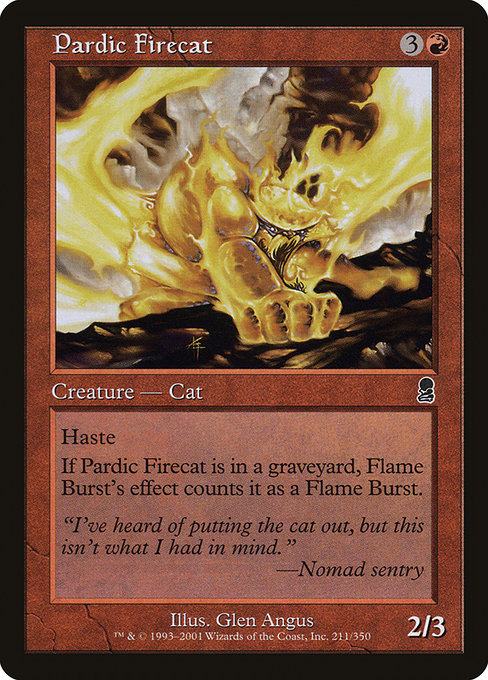 Pardic Firecat (Odyssey #211)