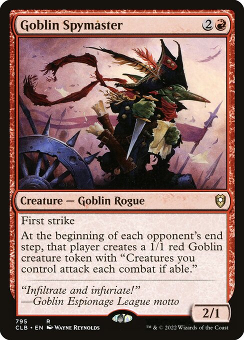 Goblin Spymaster (Commander Legends: Battle for Baldur's Gate #795)