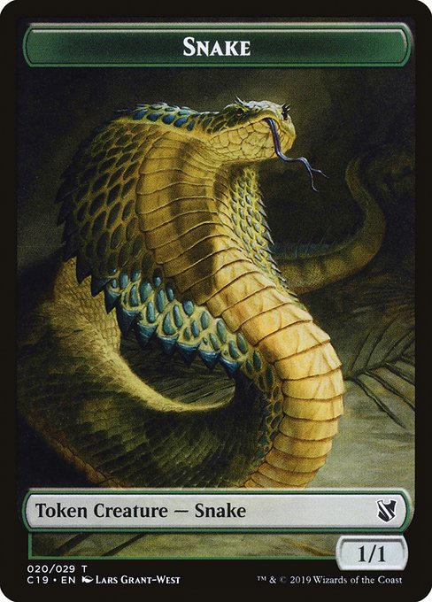 Snake (Commander 2019 Tokens #20)