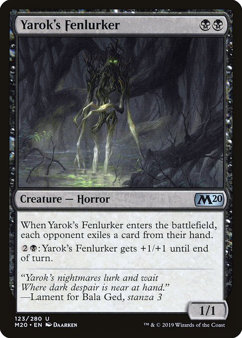 Yarok's Fenlurker (Core Set 2020 #123)