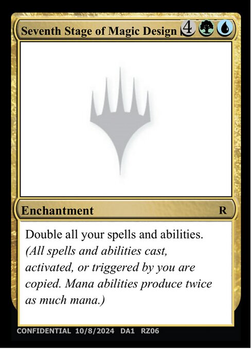 Seventh Stage of Magic Design