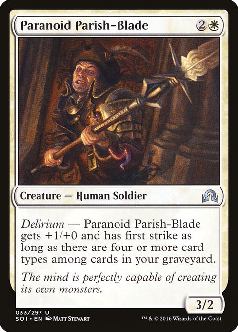 Lame paroissiale paranoïaque|Paranoid Parish-Blade