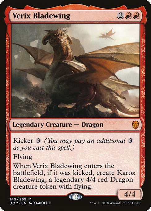 Verix Bladewing (Dominaria #149)