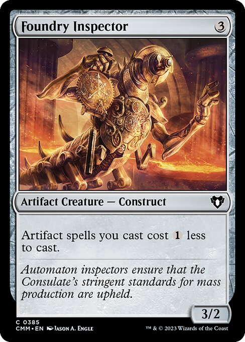 Foundry Inspector (Commander Masters #385)