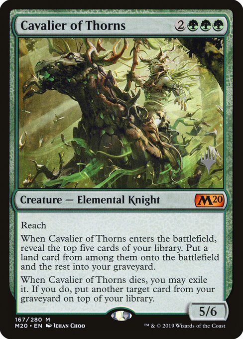 Cavalier of Thorns (Core Set 2020 Promos #167p)