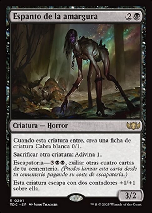 Espanto de la amargura