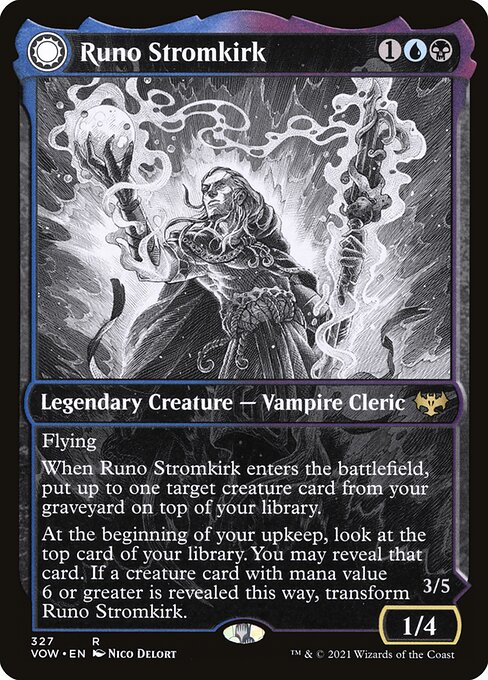 Runo Stromkirk // Krothuss, Lord of the Deep back (vow) 327