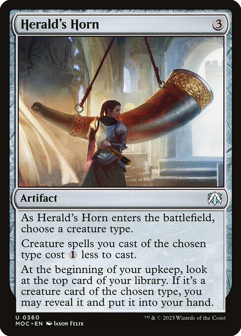 Herald's Horn (March of the Machine Commander #360)