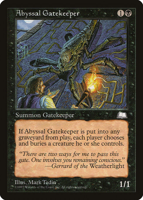 Abyssal Gatekeeper (Weatherlight #59)
