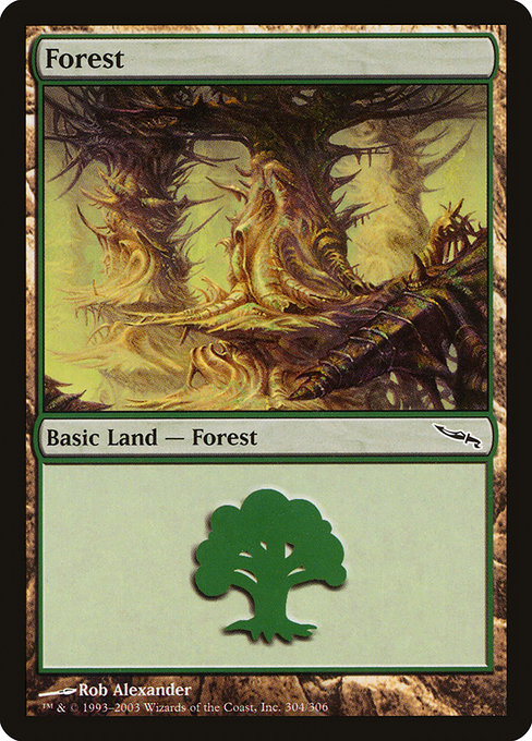 Forest (Mirrodin #304)