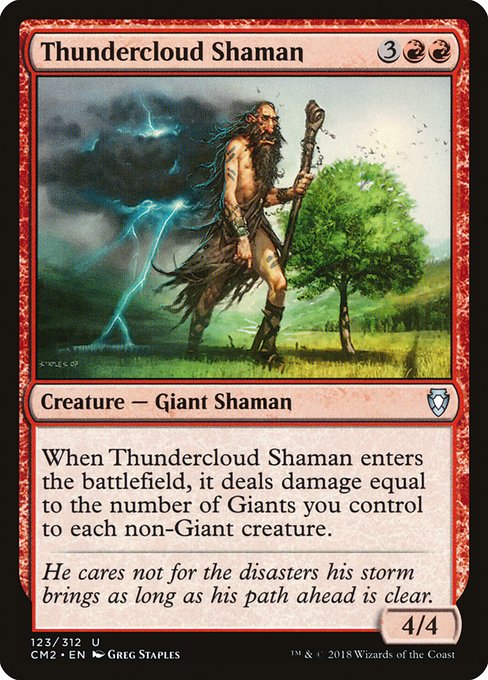 Shamane de nuée d'orage|Thundercloud Shaman