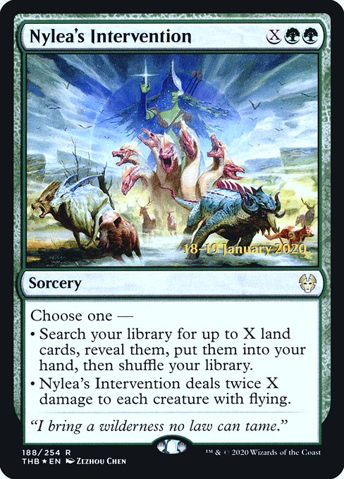 Nylea's Intervention (Theros Beyond Death Promos #188s)