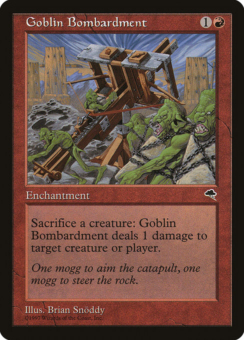 Goblin Bombardment (Tempest #179)