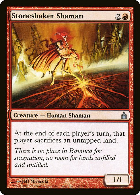 Stoneshaker Shaman (Ravnica: City of Guilds #145)