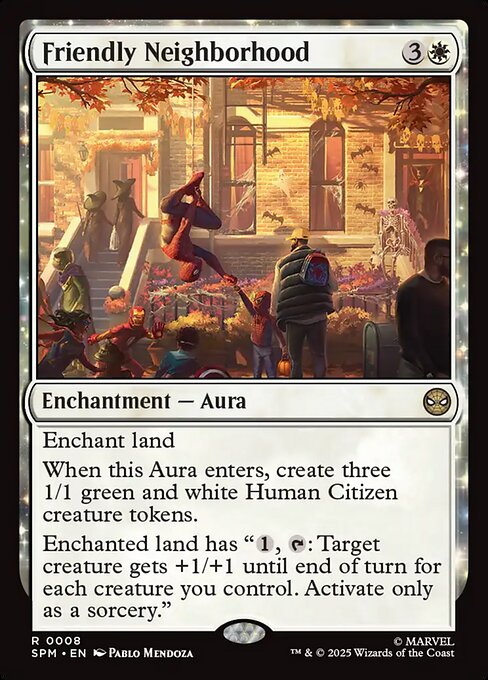 Friendly Neighborhood magic the gathering card art