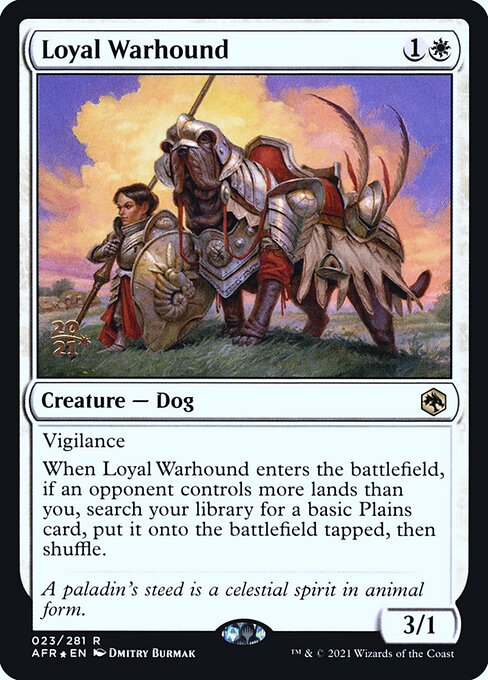 Loyal Warhound (Adventures in the Forgotten Realms Promos #23s)