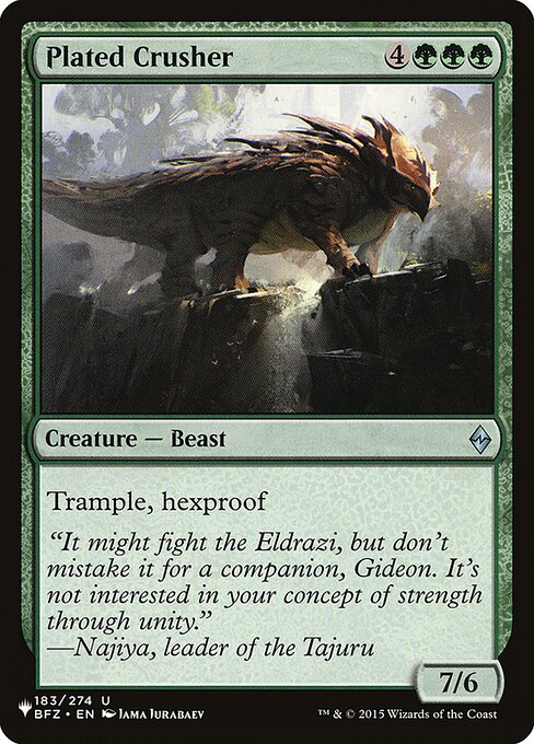 Plated Crusher (The List #BFZ-183)