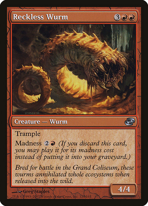 Reckless Wurm card image