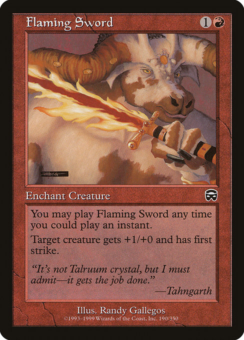 Flaming Sword card image