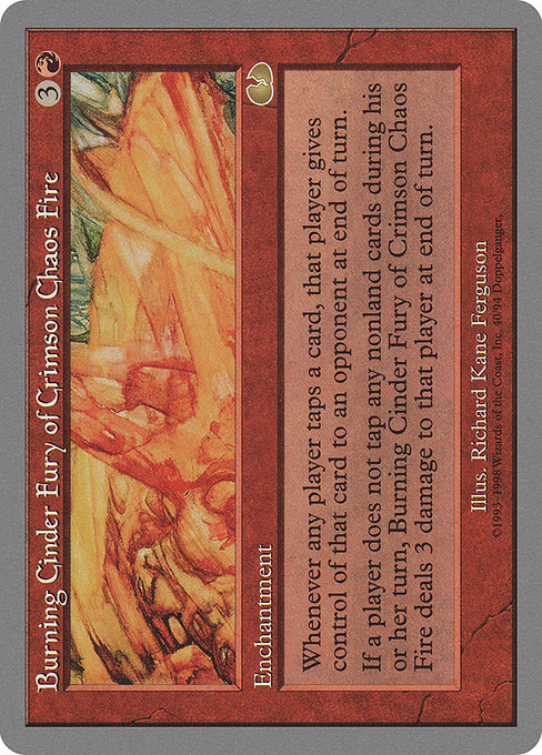Burning Cinder Fury of Crimson Chaos Fire (UGL)