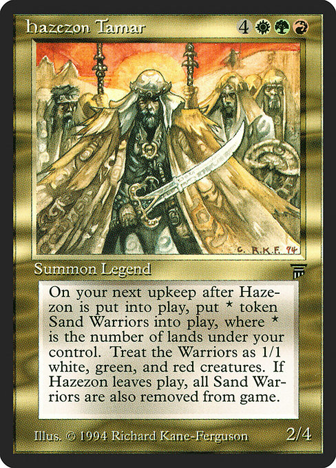 Hazezon Tamar (Legends #230)