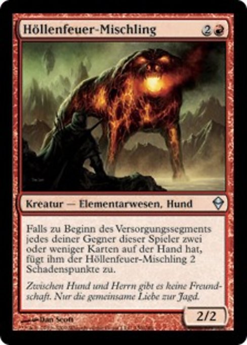 Hellfire Mongrel (Zendikar #130)