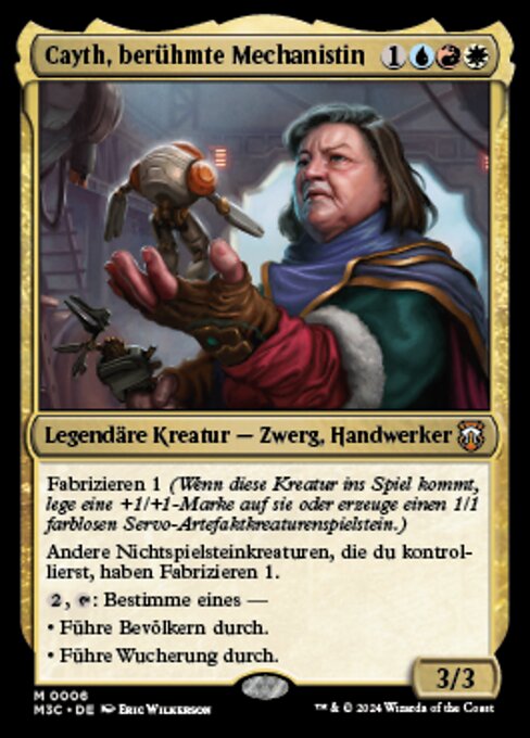 Cayth, Famed Mechanist (Modern Horizons 3 Commander #6)