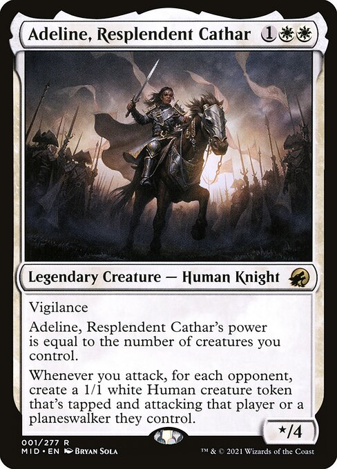 Adeline, Resplendent Cathar card image