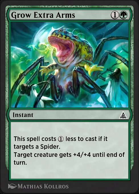 Grow Extra Arms magic the gathering card art