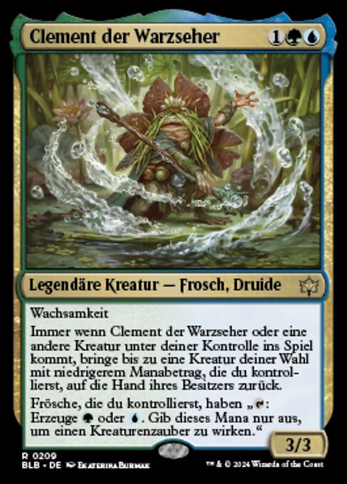 Clement, the Worrywort (Bloomburrow #209)