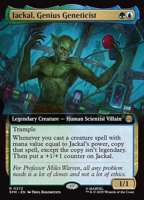 Jackal, Genius Geneticist magic the gathering card art