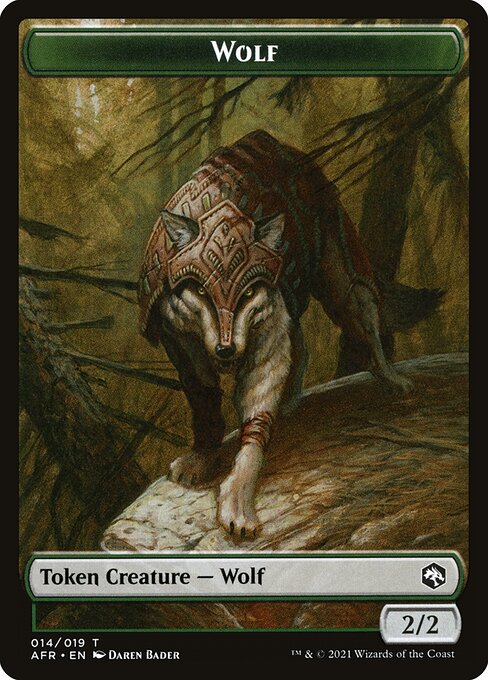 Wolf (Adventures in the Forgotten Realms Tokens #14)