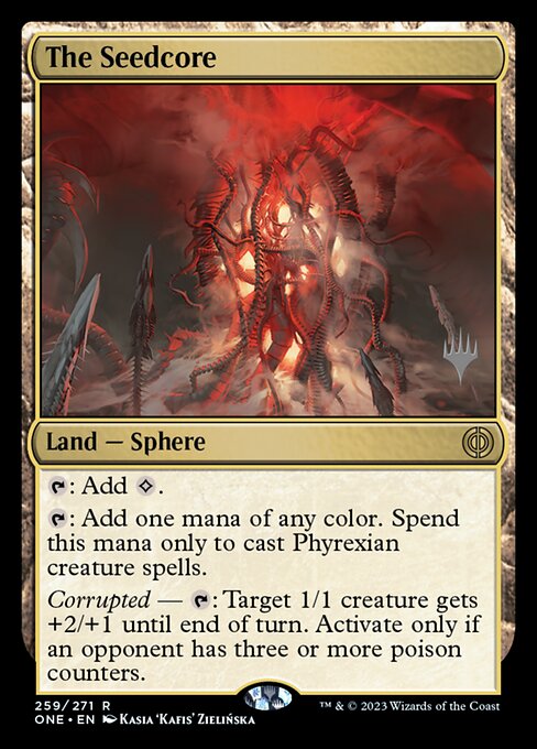 The Seedcore (Phyrexia: All Will Be One Promos #259p)