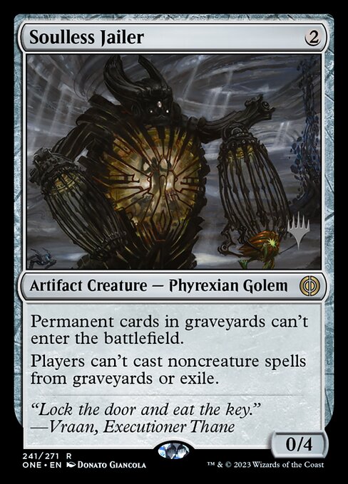 Soulless Jailer (Phyrexia: All Will Be One Promos #241p)