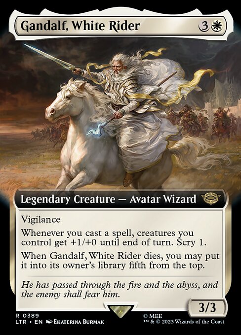 Gandalf, cavalier blanc|Gandalf, White Rider