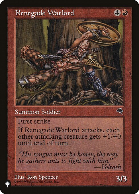 Renegade Warlord (The List #TMP-197)