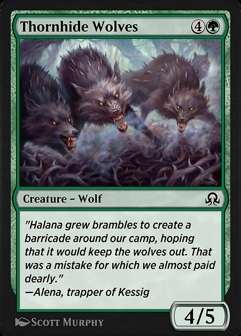 Thornhide Wolves (Shadows over Innistrad Remastered #218)