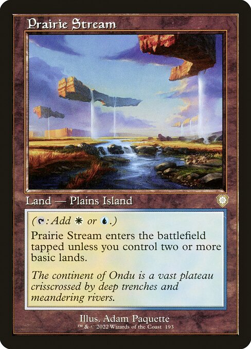 Prairie Stream (The Brothers' War Commander #193)