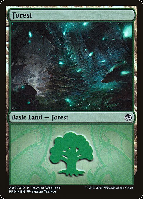 Forest (GRN Ravnica Weekend #A06)